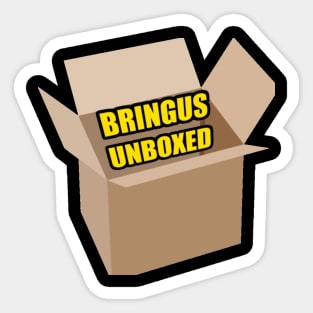 Bringus Unboxed Dark Background Sticker